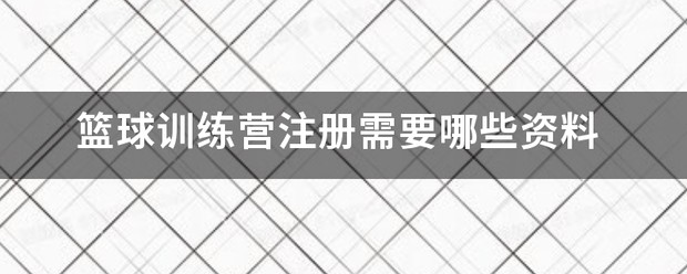 篮球训练营宣传片图片